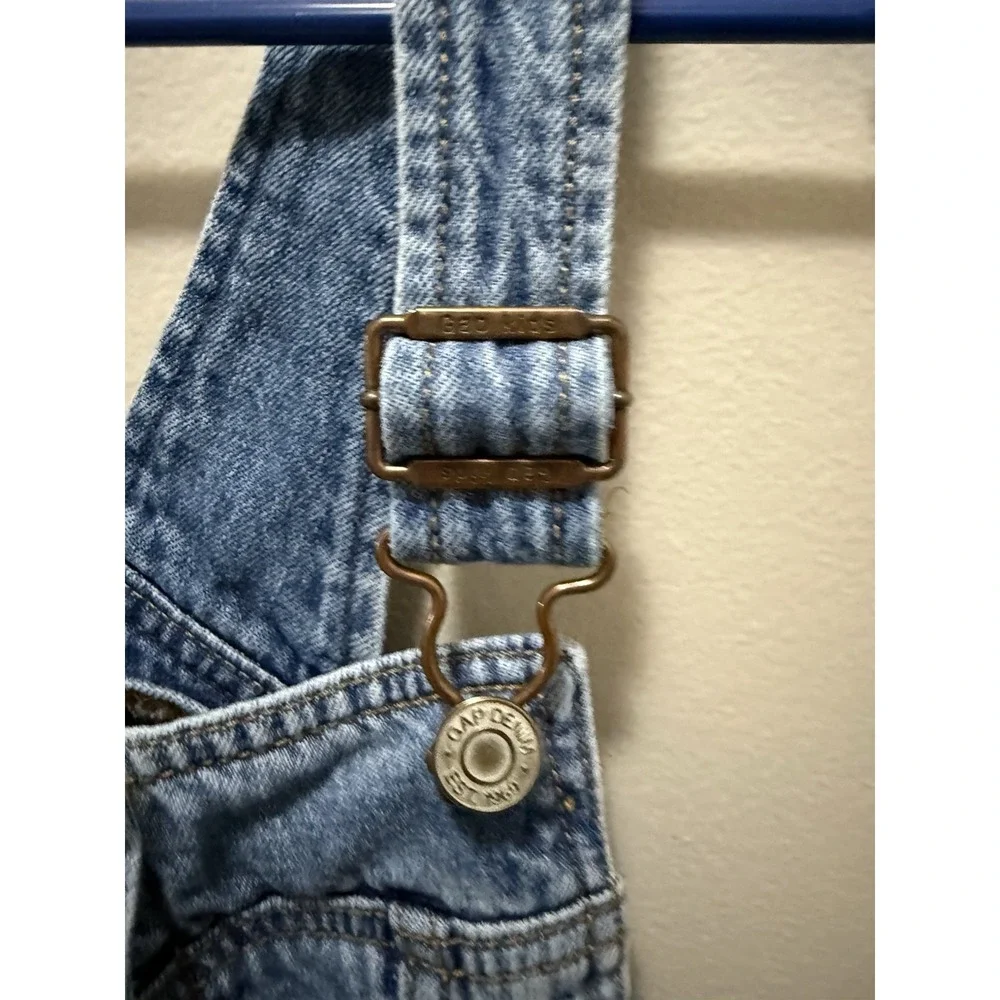 GAP Kids Girls Denim Overall Dress – Size L‎ (10–11Y) – Adjustable Straps